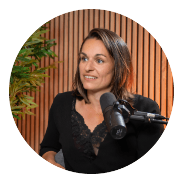 Photo de Léa Jamelot pendant le podcast talenteed, ex athlète olympique et en reconversion